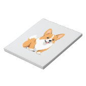 Corgi Vector Art Animal Modern Urban Graphic Pet Notizblock (Rotiert)