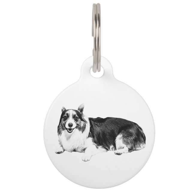 Corgi Vertrauensbegleiter Haustiermarke (Vorderseite)