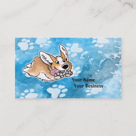 Corgi Visitenkarte (Vorderseite)