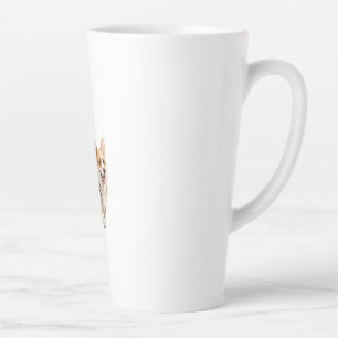 Corgi-Wanderabenteuer-Wasserfarben-Lattemug Milchtasse