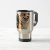 Corgi-Wanderabenteuer-Wasserfarben-Reisebecher Reisebecher (VorderseiteRechts)