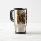 Corgi-Wanderabenteuer-Wasserfarben-Reisebecher Reisebecher (Vorderseite Links)