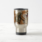 Corgi-Wanderabenteuer-Wasserfarben-Reisebecher Reisebecher (Mittel)