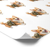Corgi-Wanderabenteuer Z-Muster Poster (Ecke)
