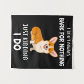 Corgi Wandteppich (Vorderseite (Horizontal))