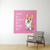 Corgi Wandteppich (Beispiel)