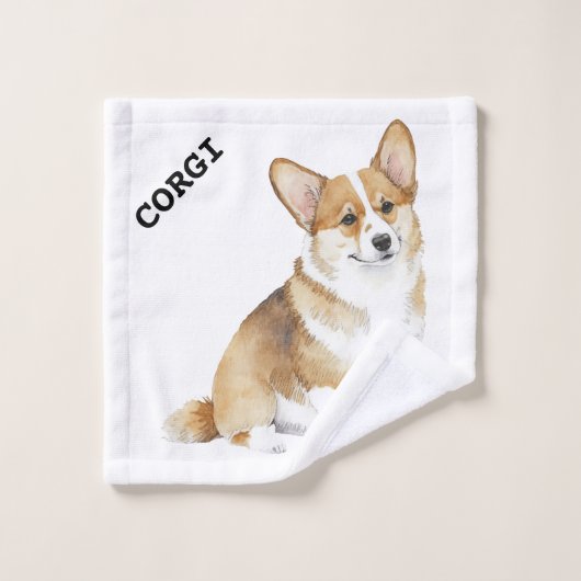 CORGI WASH CLOTH WASCHLAPPEN (Waschlappen)