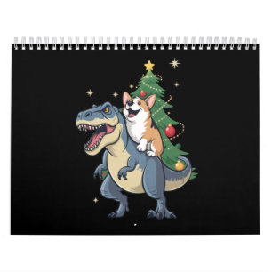 Corgi Weihnachts-Dinosaurier-Baum Rex Urlaub Xmas  Kalender