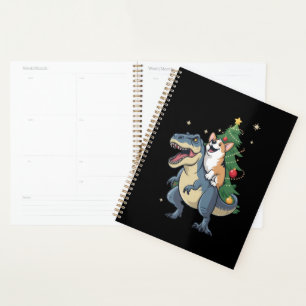 Corgi Weihnachts-Dinosaurier-Baum Rex Urlaub Xmas Planer