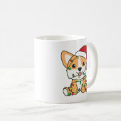 Corgi Weihnachts-Wintertiere Hund Kaffeetasse (VorderseiteRechts)
