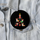 Corgi Weihnachtsbaum Button (Beispiel)