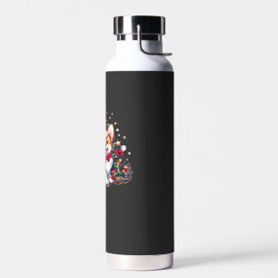 Corgi-Weihnachtsbaum Oversized T-Shirt Trinkflasche