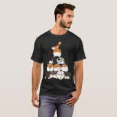Corgi-Weihnachtsbaum T-Shirt (Vorne ganz)