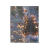 Corgi Weihnachtsfeiertage Notizblock (Rotiert)
