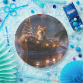 Corgi Weihnachtsfeiertage Pappteller (Party)