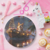 Corgi Weihnachtsfeiertage Pappteller (Party)