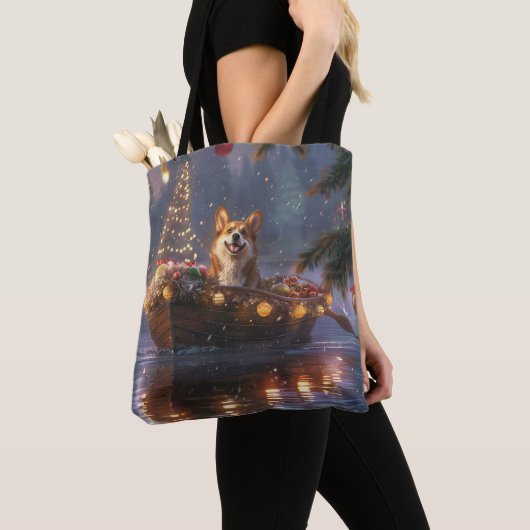 Corgi Weihnachtsfeiertage Tasche (Von Nahem)