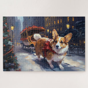 Corgi Weihnachtsfestive Saison Puzzle