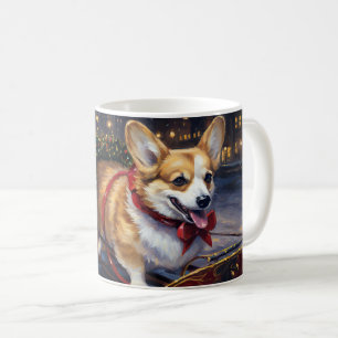Corgi Weihnachtsfestliche Jahreszeit Kaffeetasse