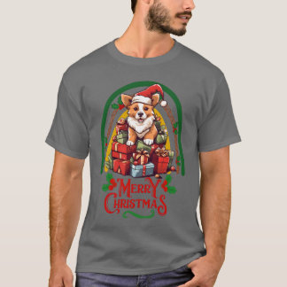 Corgi Weihnachtsfreunde T-Shirt