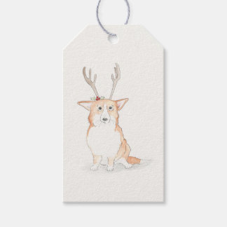 Corgi Weihnachtsgeschenk-Tags Geschenkanhänger