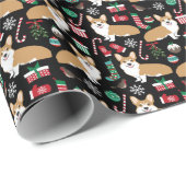 Corgi Weihnachtsgeschenk Wrap Geschenkpapier (Rolleneckpunkt)