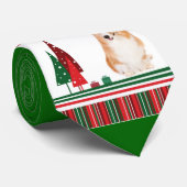 Corgi-WeihnachtsKrawatte Krawatte (Gerollt)