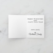 Corgi Weihnachtsmalerei Karte (Innenseite)