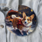 Corgi Weihnachtssaison Button (Beispiel)