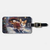 Corgi Weihnachtssaison Gepäckanhänger (Vorderseite horizontal)