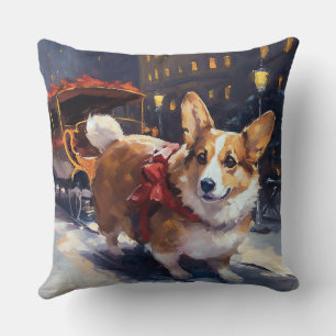 Corgi Weihnachtssaison Kissen