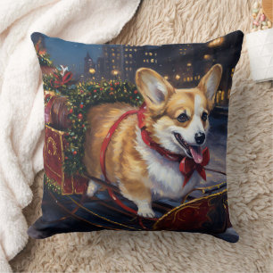 Corgi Weihnachtssaison Kissen