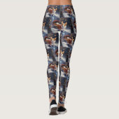 Corgi Weihnachtssaison Leggings (Rückseite)