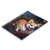 Corgi Weihnachtssaison Notizblock (Linke Seite)