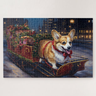 Corgi Weihnachtssaison Puzzle