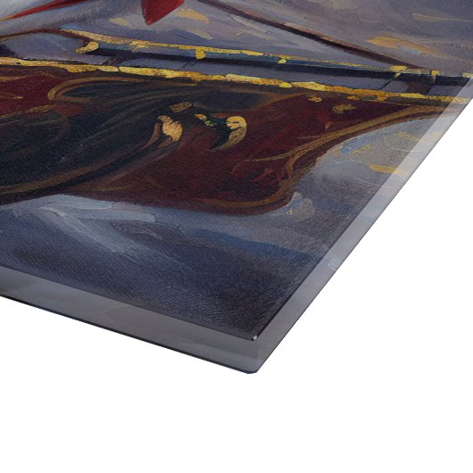 Corgi Weihnachtssaison Schneidebrett (Ecke)