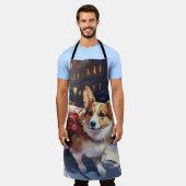 Corgi Weihnachtssaison Schürze (Getragen)