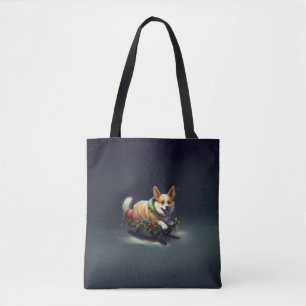Corgi Weihnachtsschnee Winter Tasche