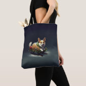Corgi Weihnachtsschnee Winter Tasche (Von Nahem)
