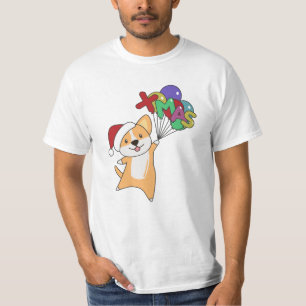 Corgi Weihnachtsschnee Wintertiere Corgis T-Shirt