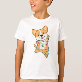Corgi Weihnachtsschnee Wintertiere Corgis T-Shirt
