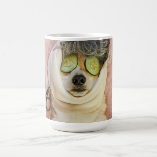 Corgi Wellness-Center Day Kaffee Tasse (Mittel)
