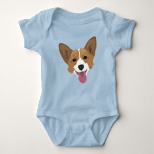 Corgi-Welpe Baby Strampler