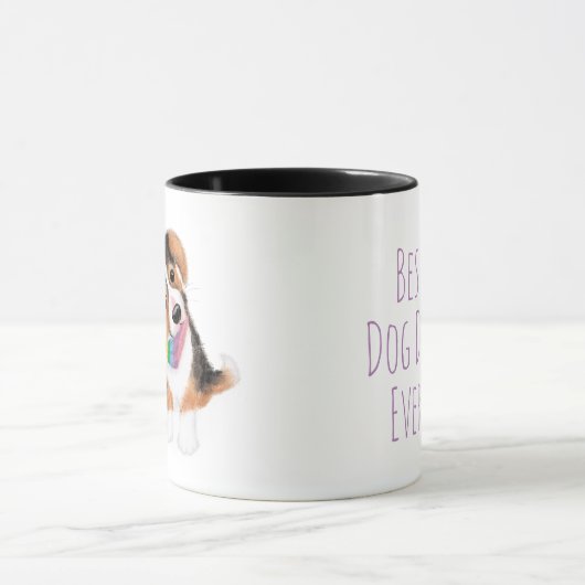 Corgi Welpe "Bester Hundedad aller Zeiten" Tasse (Zentrum)