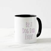 Corgi Welpe "Bester Hundedad aller Zeiten" Tasse (VorderseiteRechts)