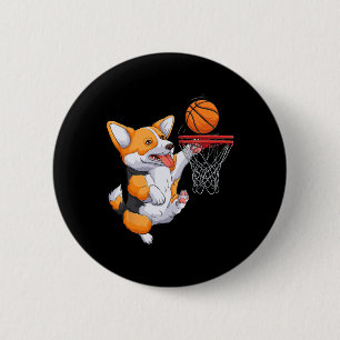 Corgi-Welpe Corgi-Skizze für Tierliebhaber Frauen Button