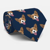 Corgi-Welpe Krawatte (Gerollt)