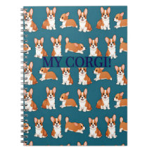 Corgi-Welpen-Notizbuch-Journal