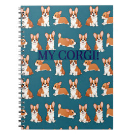 Corgi-Welpen-Notizbuch-Journal Notizblock