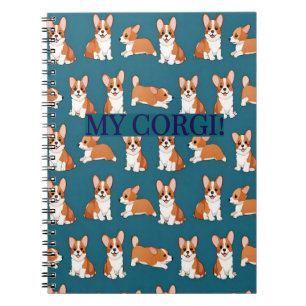 Corgi-Welpen-Notizbuch-Journal Notizblock